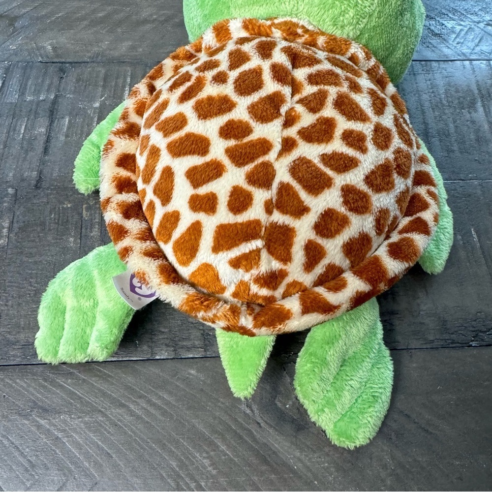 Ty Beanie Boos Sandy the Sea Turtle Plush Great Pre-Owned Condition - Picture 7 of 10
